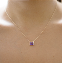 Load image into Gallery viewer, model amethyst pendant
