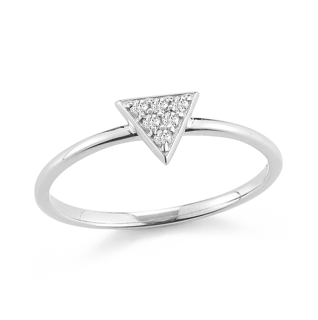 Triangle stacker ring