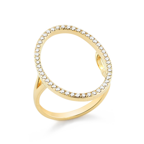 yellow oval diamond ring