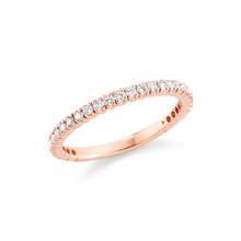 Load image into Gallery viewer, rose gold diamond eternity
