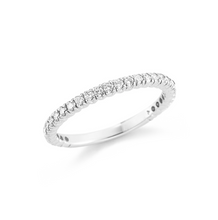 Load image into Gallery viewer, white gold eternity ring
