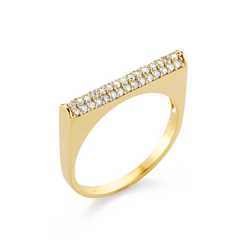 diamond bar ring