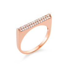 Load image into Gallery viewer, rose gold bar ring
