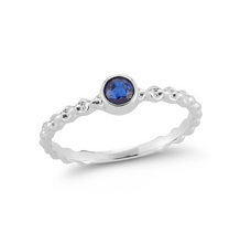 Load image into Gallery viewer, white gold sapphire nico 
