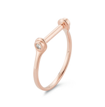 Load image into Gallery viewer, diamond paloma ring rose
