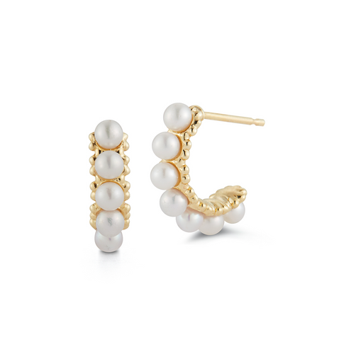 Pearl Hoop earrings