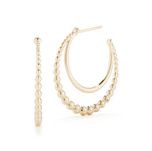 Load image into Gallery viewer, Gold Electra Hoops

