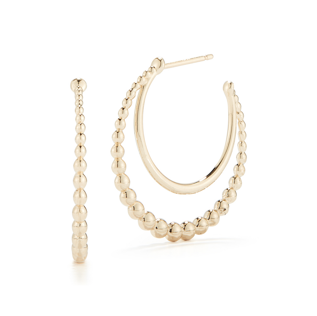 Gold Electra Hoops