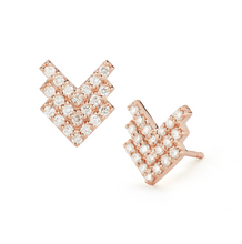 Load image into Gallery viewer, rose priscilla earrings
