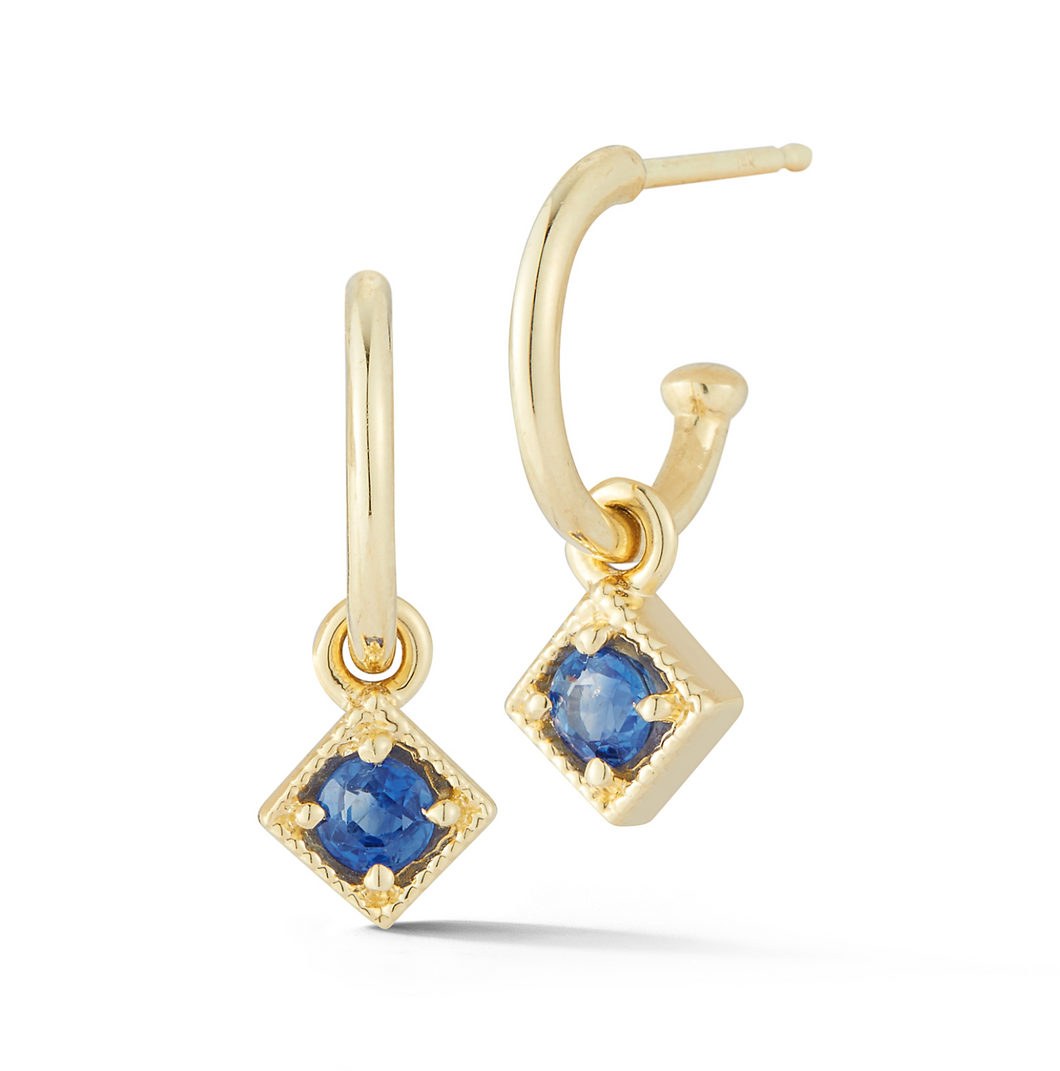 sapphire dante earrings