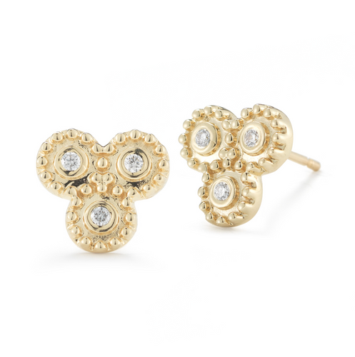 Diamond gigdet earrings