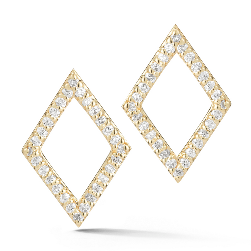 DIAMOND PRISM EARRINGS