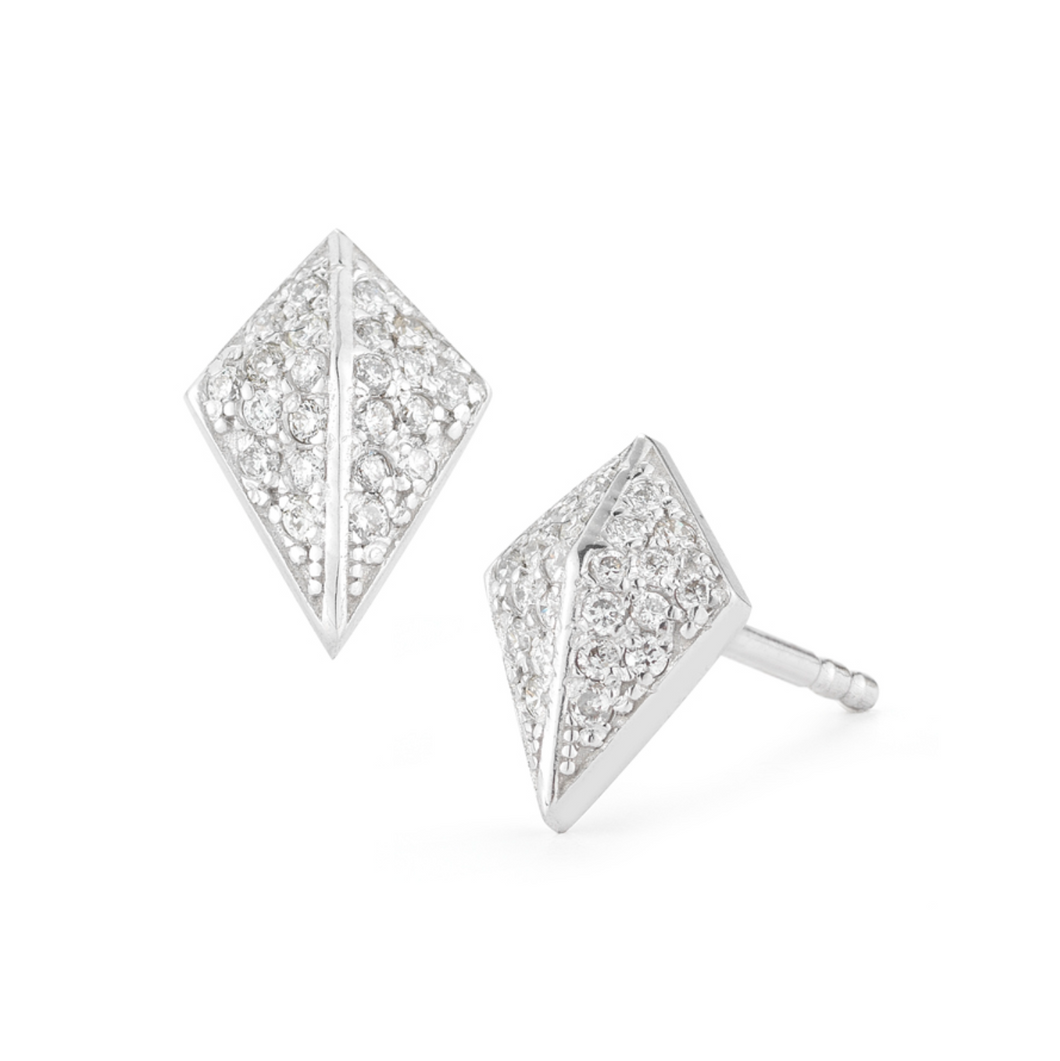 diamond knight earrings