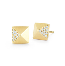 Load image into Gallery viewer, pyramid earrings
