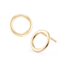 Load image into Gallery viewer, Gold Omega Earrings
