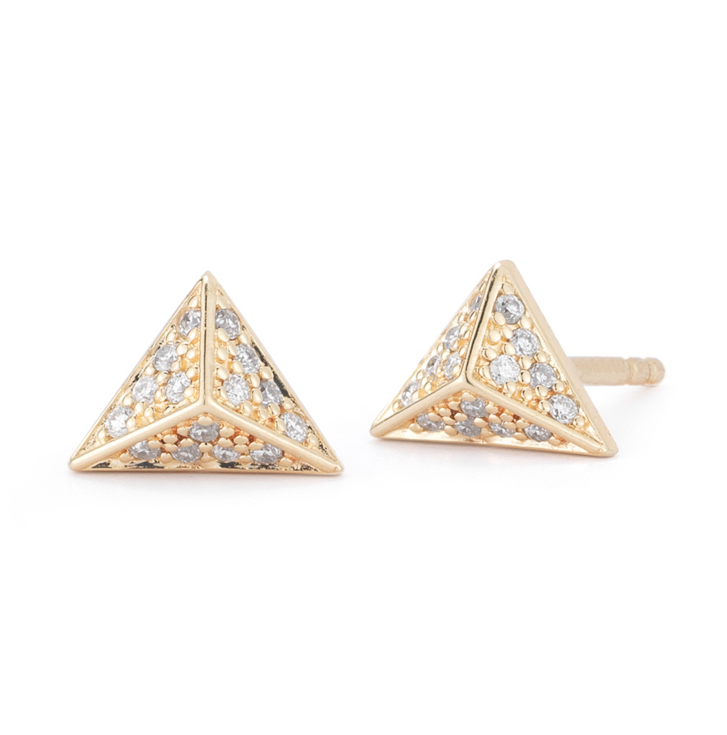 Diamond Odin Earrings