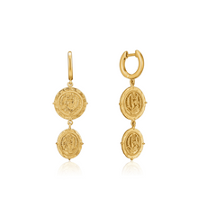 Load image into Gallery viewer, Gold Axum Mini Hoop Earrings
