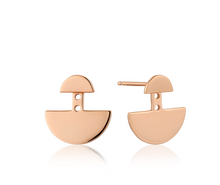 Load image into Gallery viewer, Rose Gold Geometry Ear Jackets
