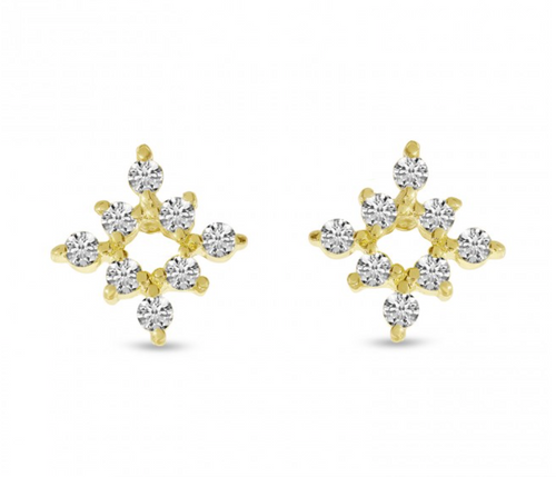 Mini starburst earrings