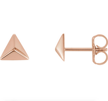 Load image into Gallery viewer, Petite Triangle Earrings
