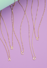 Load image into Gallery viewer, 14k Mini Initial Necklace
