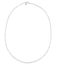 Load image into Gallery viewer, 14k Lungo Paperclip Necklace
