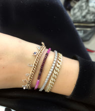 Load image into Gallery viewer, Ombre Ruby Layering Bracelet

