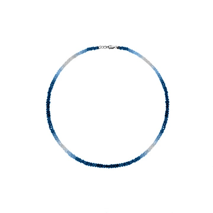 Blue Ombre Sapphire Layering Bracelet