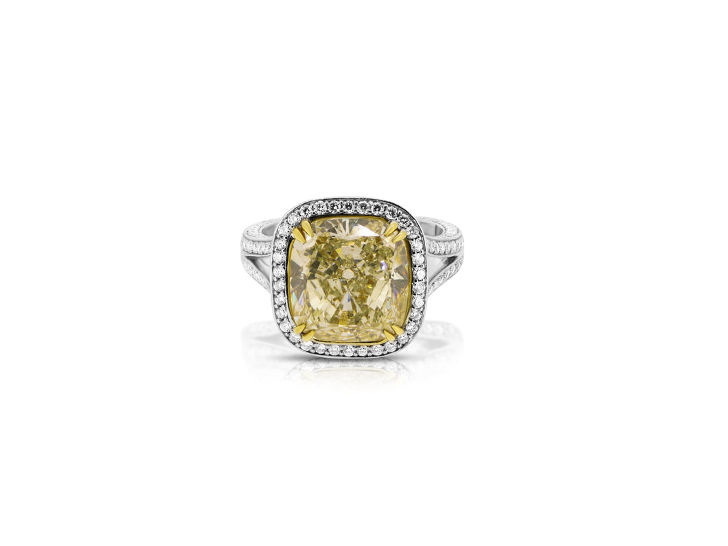 Fancy Yellow Diamond Engagement