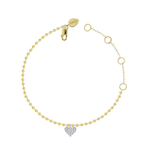 Heart Spot Chain Bracelet