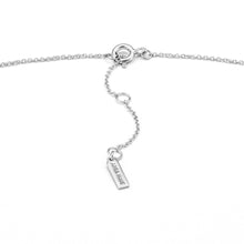 Load image into Gallery viewer, Silver Shimmer Solid Bar Stud Necklace
