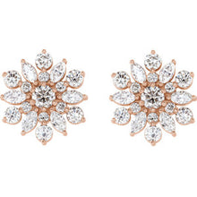 Load image into Gallery viewer, Diamond Starburst Earrings
