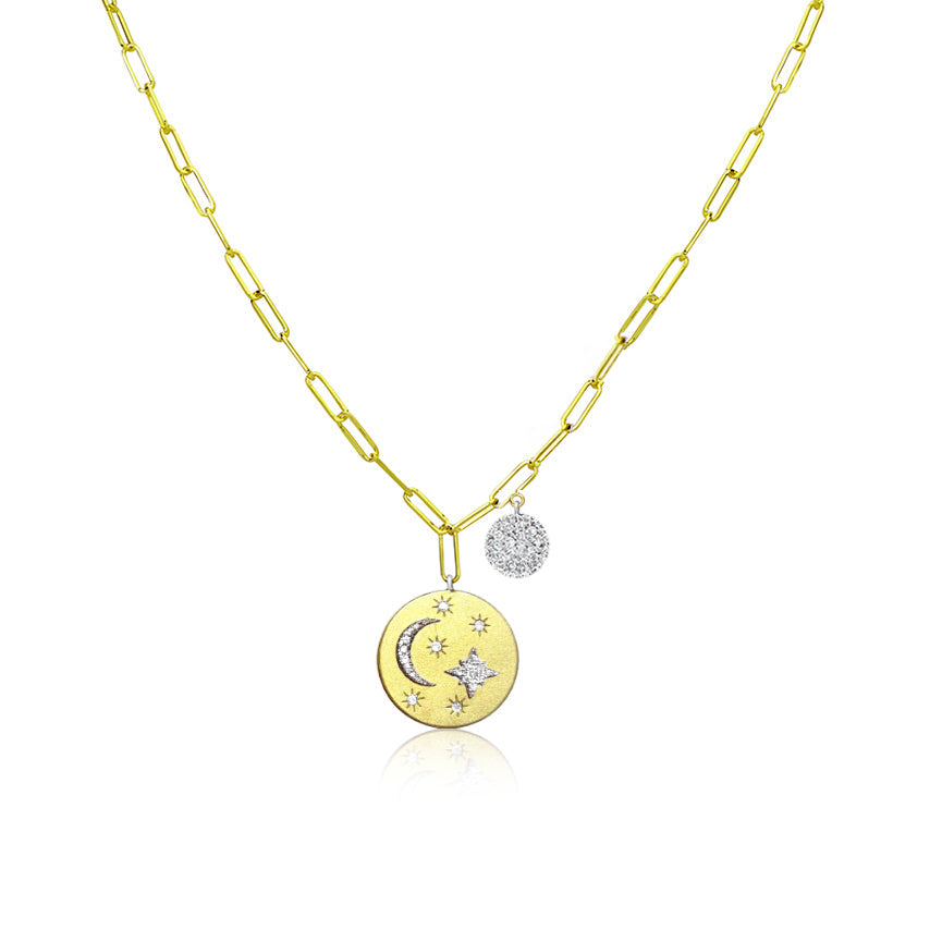 Celestial Medal Necklace